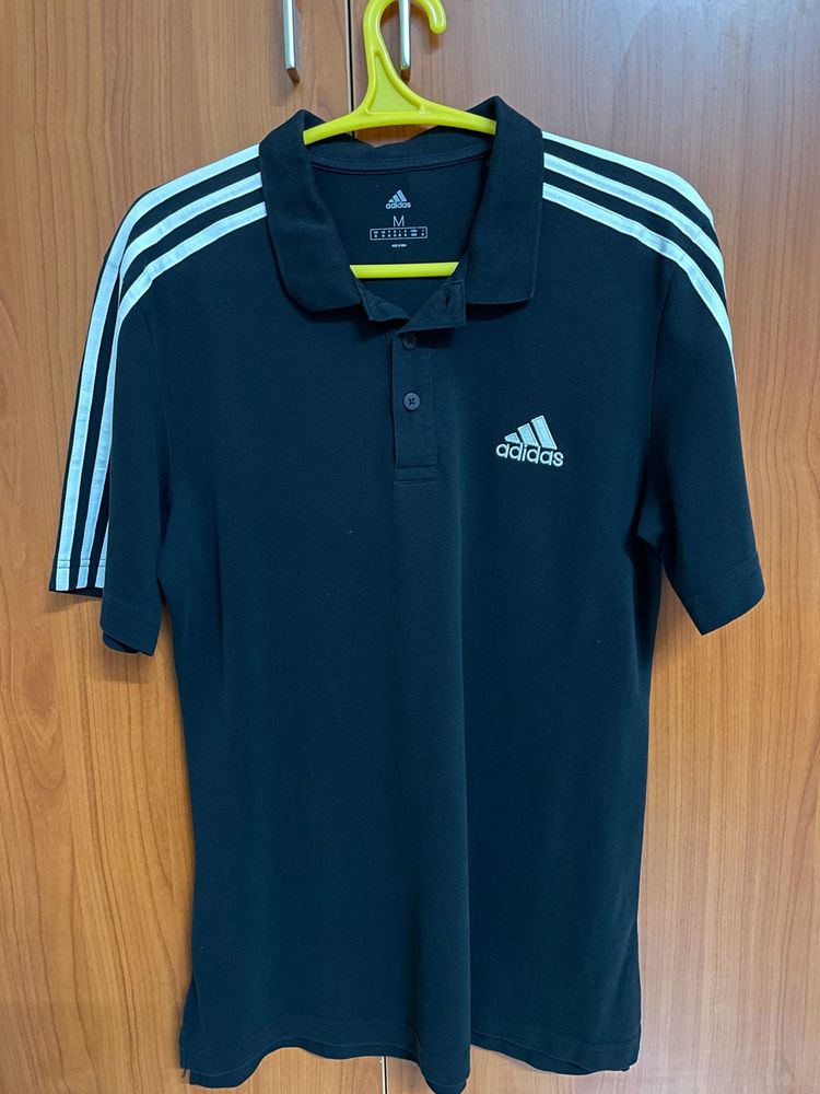 ADIDAS Black Coloured Polo