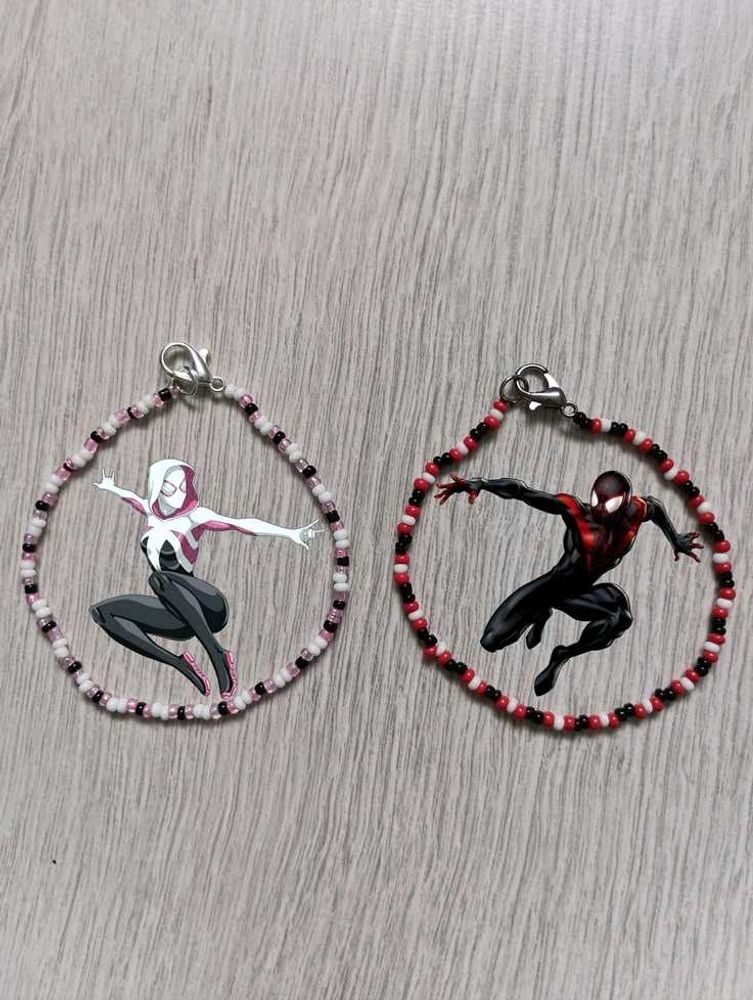 Spider-Verse Beaded Bracelets