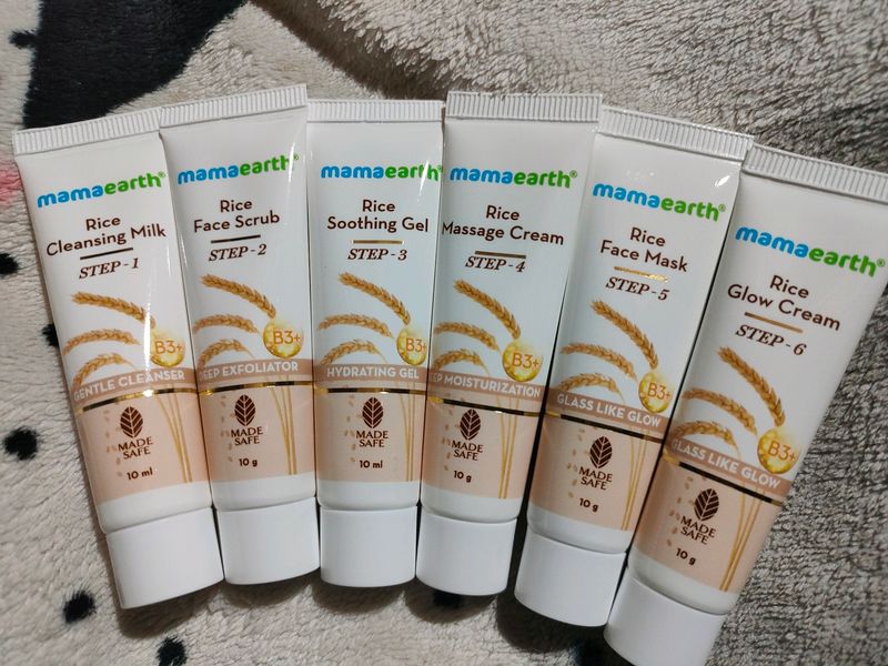 50 %discount MAMAEARTH RICE WATER FACIAL KIT BRAND