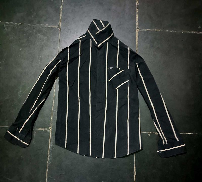Striped Long Sleeve Button-Down