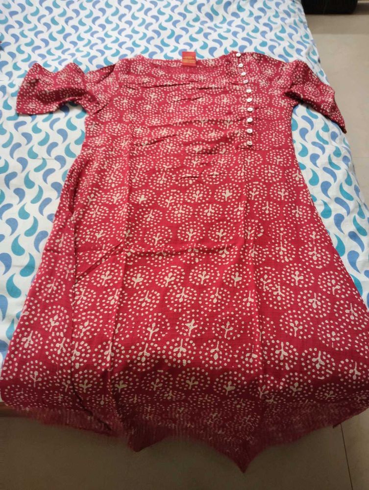 Red Printed Tunic