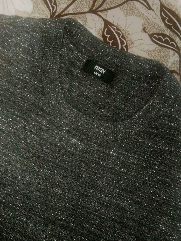 Sparkly Grey Top