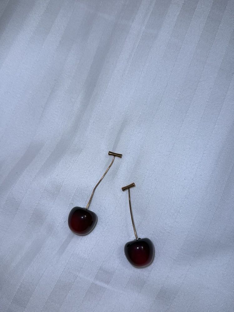 Cherry Drop Earrings