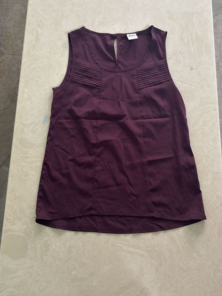 Elegant Purple Tank Top