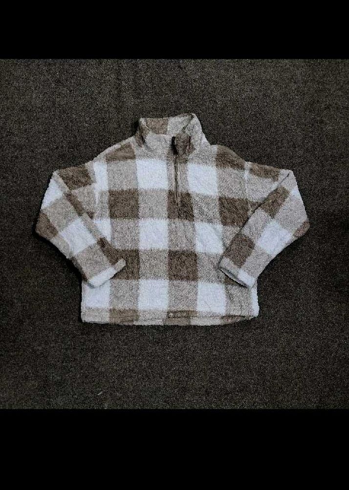 Cozy Plaid Sherpa Pullover UNISEX