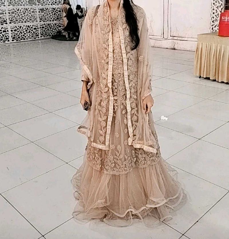 Lehnga Frock With Big Duppata