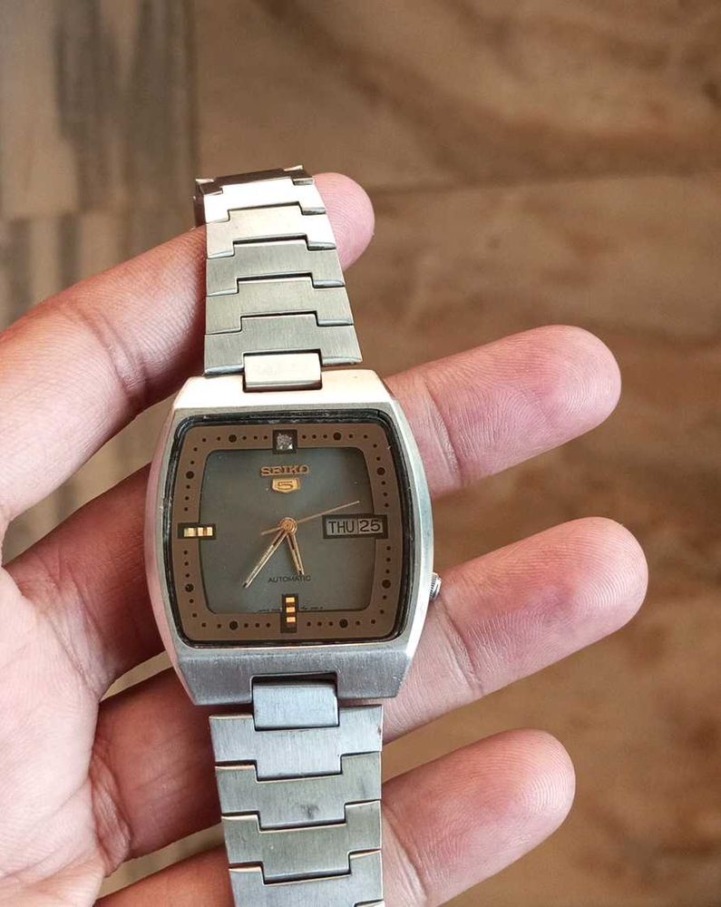 Seiko 5 Automatic Tv Dial Japan Mens  Watch