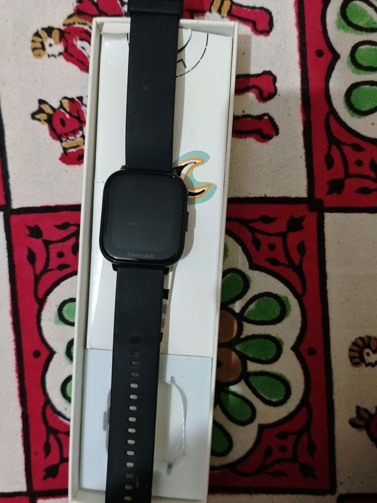 Black Smartwatch with Box