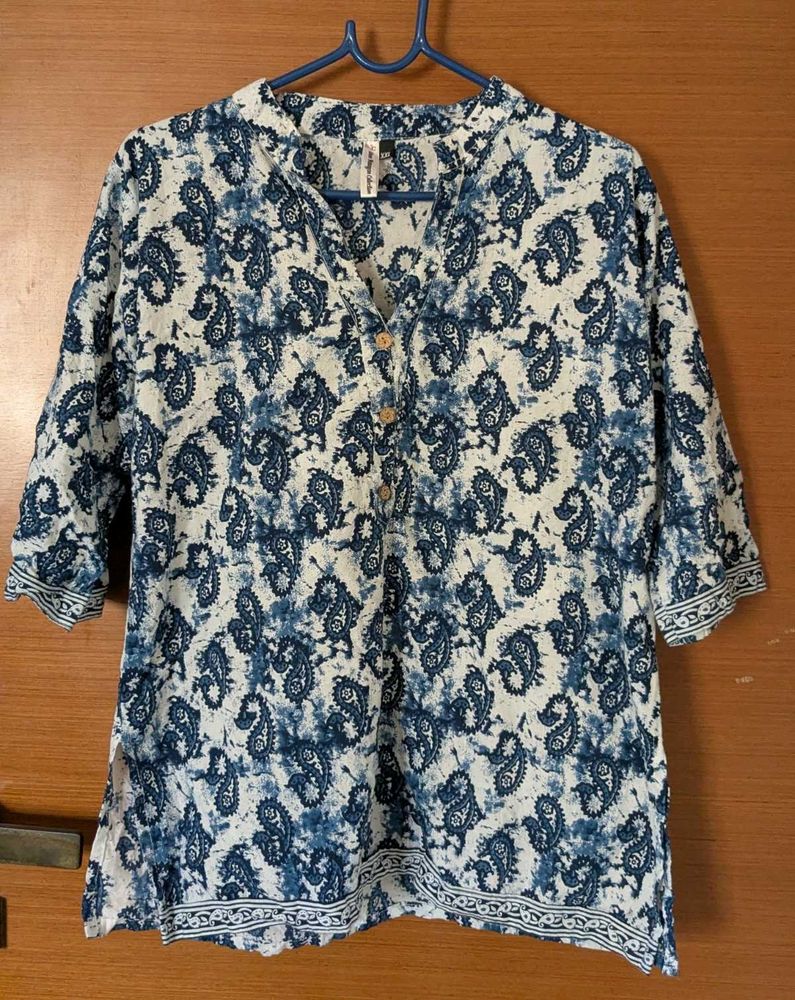 Paisley Print Top
