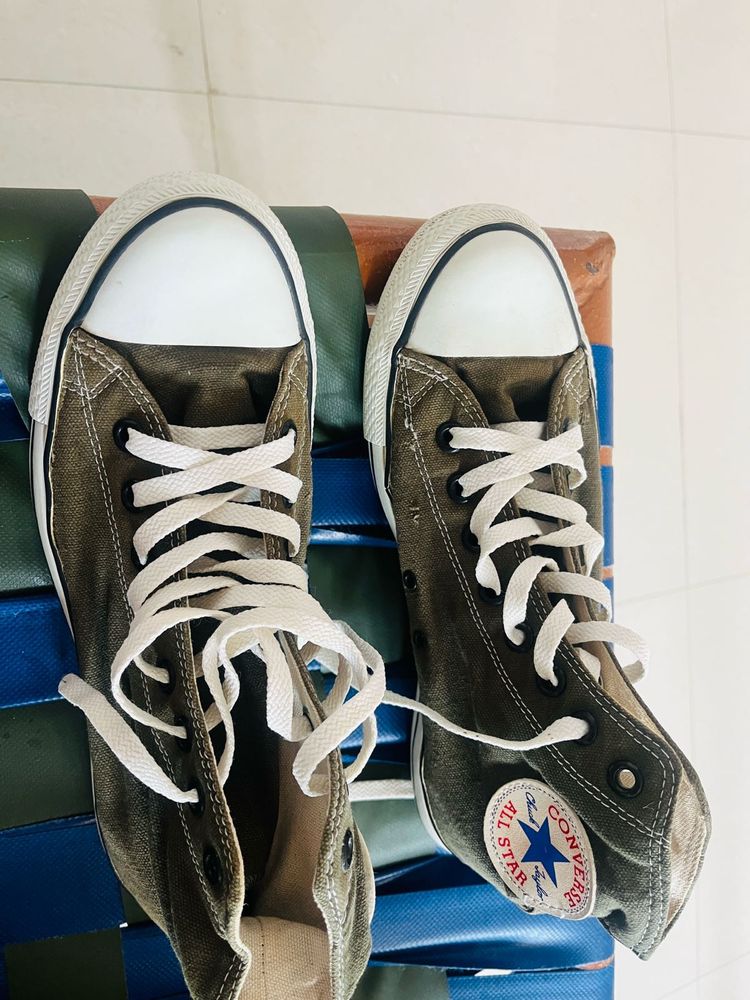 Converse Olive Green  High Tops