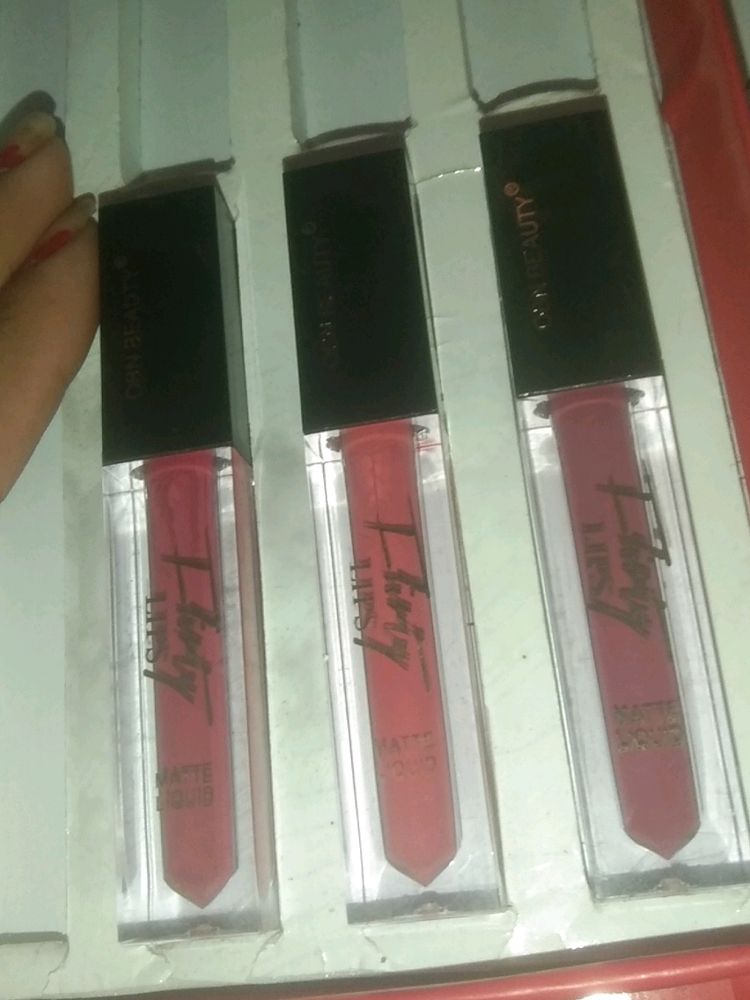 Liquid Lipstick Combo Of 3