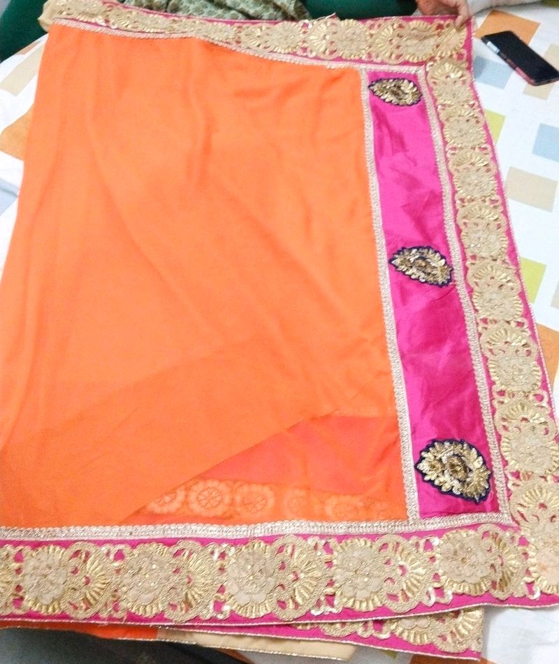 Heavy Saree With Blouse