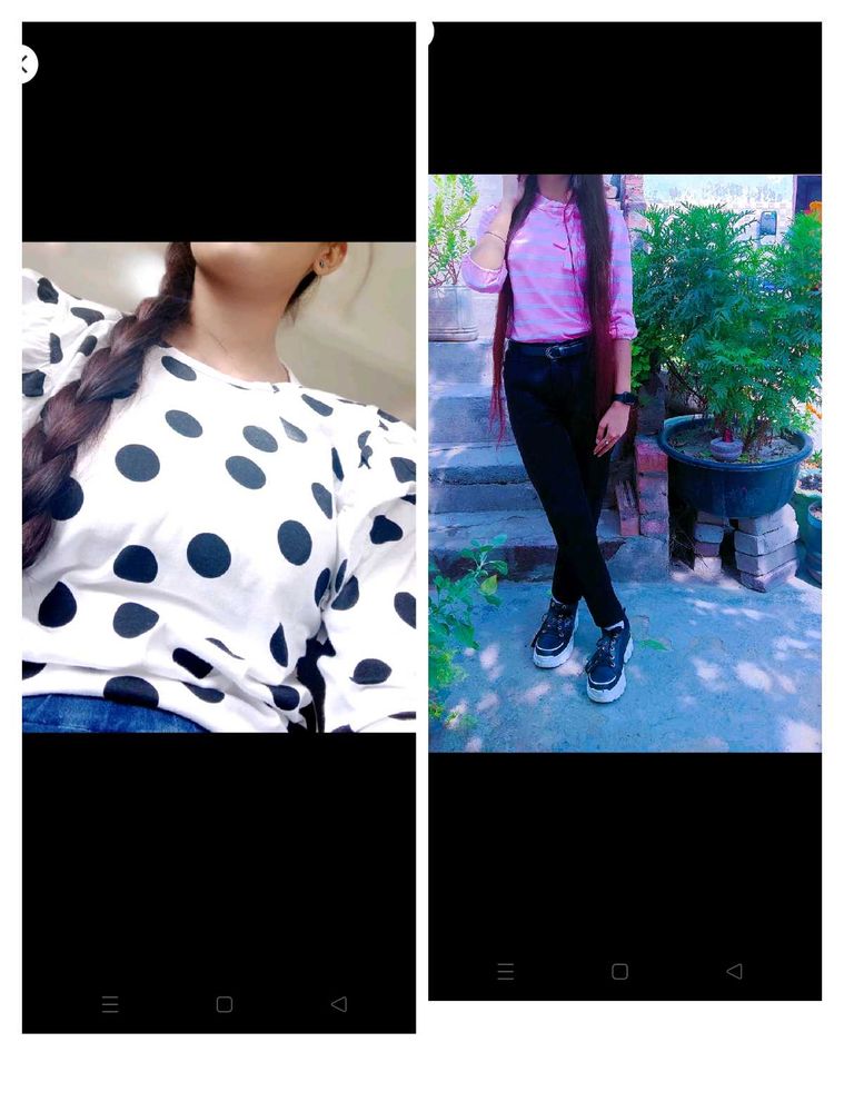 Cute Polka Dot Top &amp; Outfit