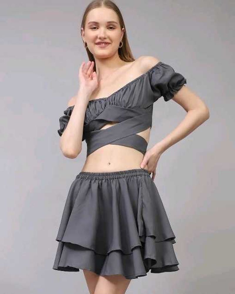 Stylish Grey Co-ord Set