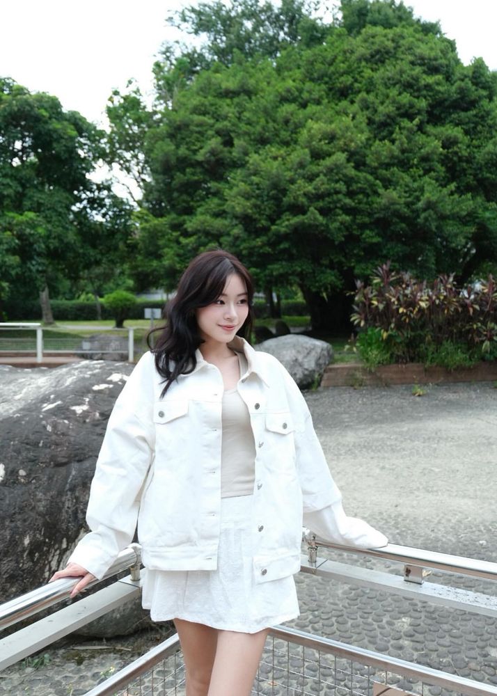 M&amp;S White Denim Jacket