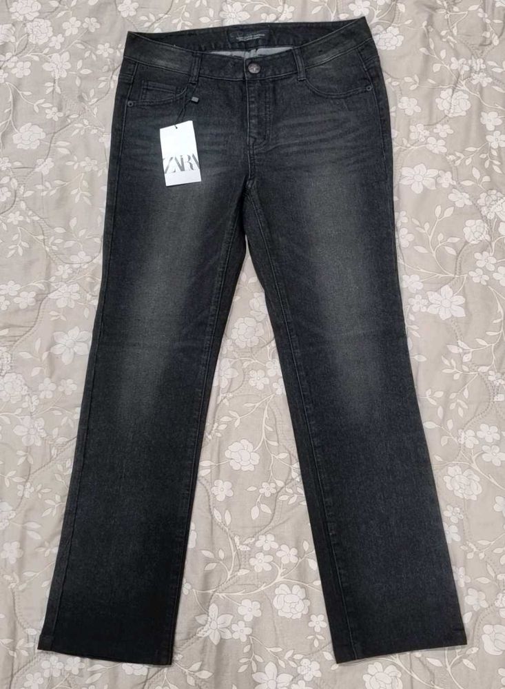 Cubus Embroidered Dark Wash Jeans