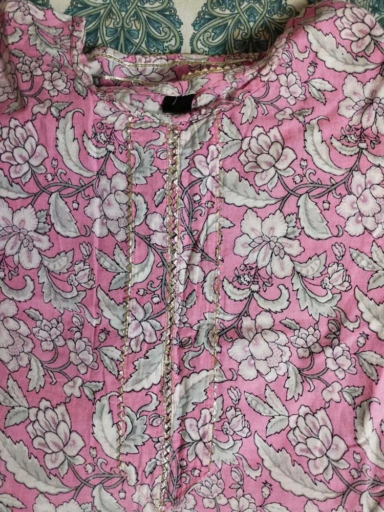 Floral Print Kurta
