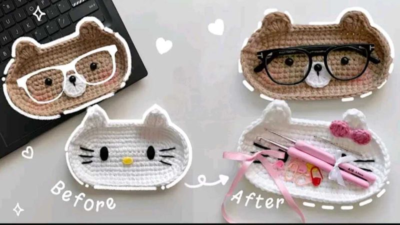 Crochet Glasses Holder🕶️