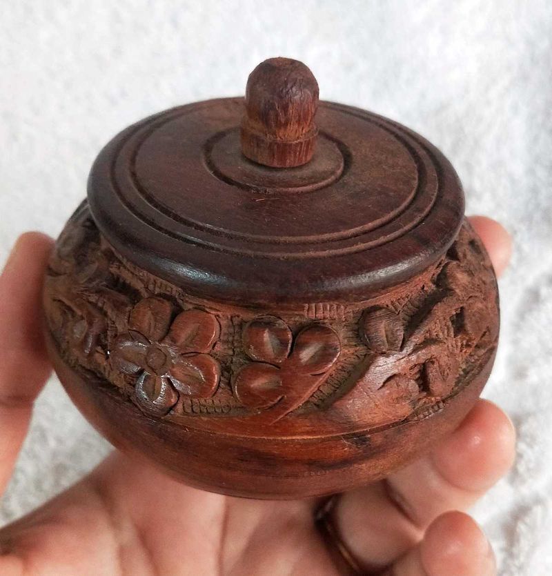Rosewood Trinket Box with Lid