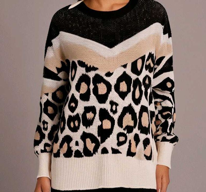 Animal Print Latest Sweater