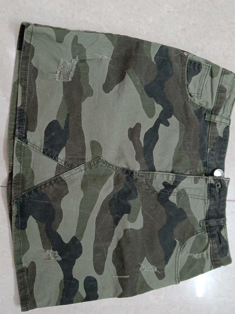 Camouflage  Skirt