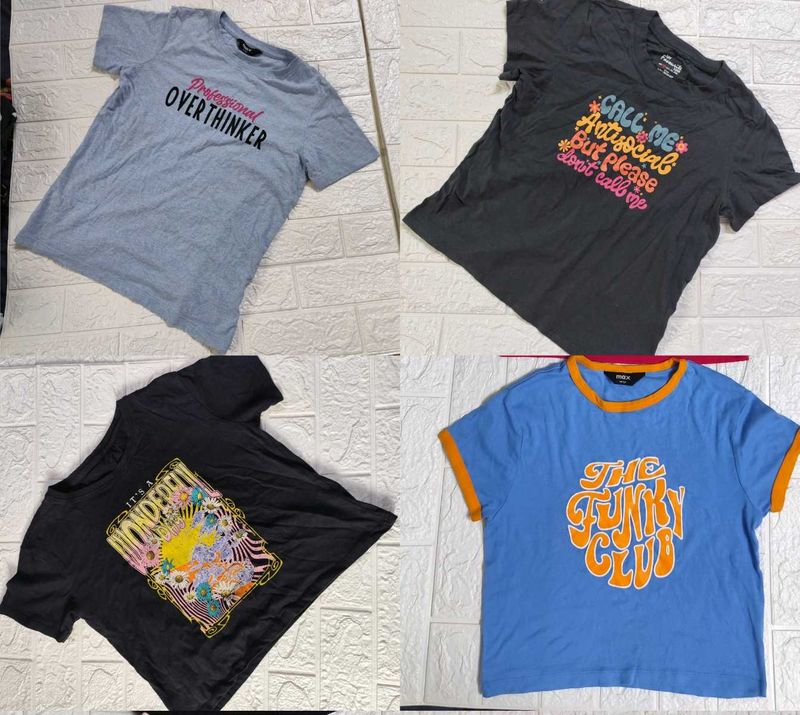 Tee Bundle - 4 T-shirts (FIX RATE)