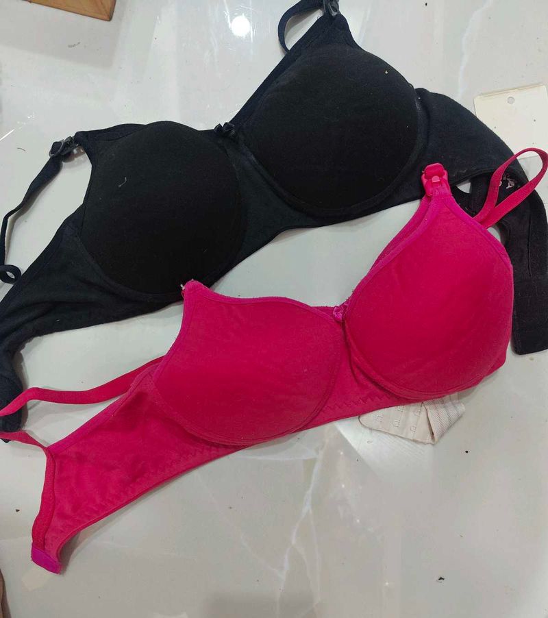 Baby Feeding Lightly Padded Bra Bundle - Comfortab