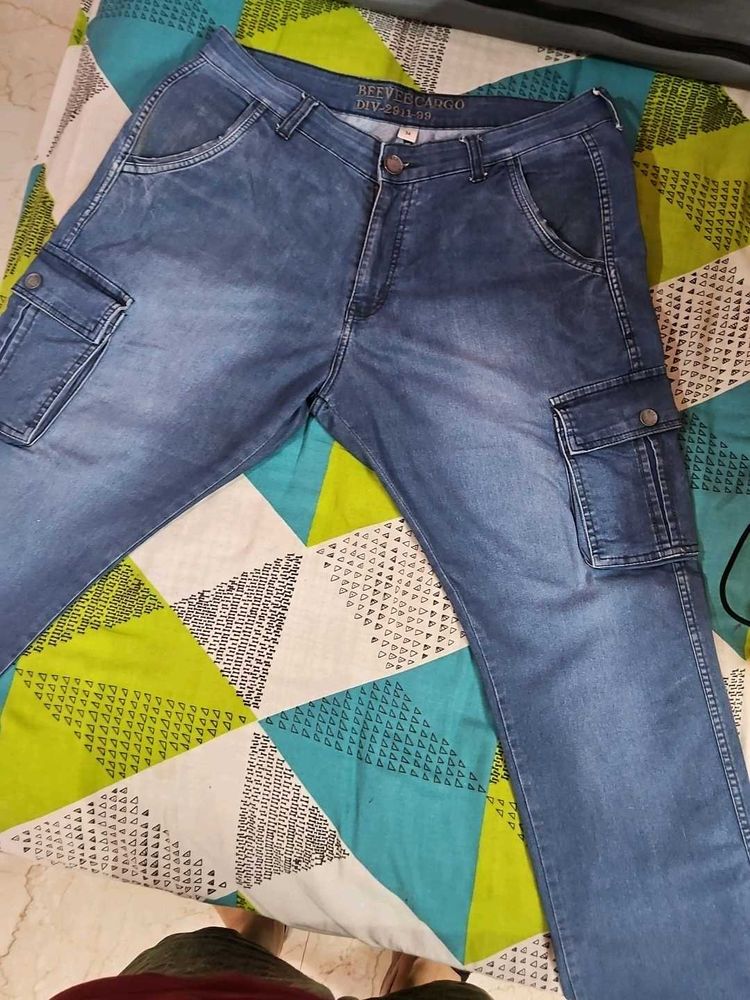 Beever Cargo Denim Pants