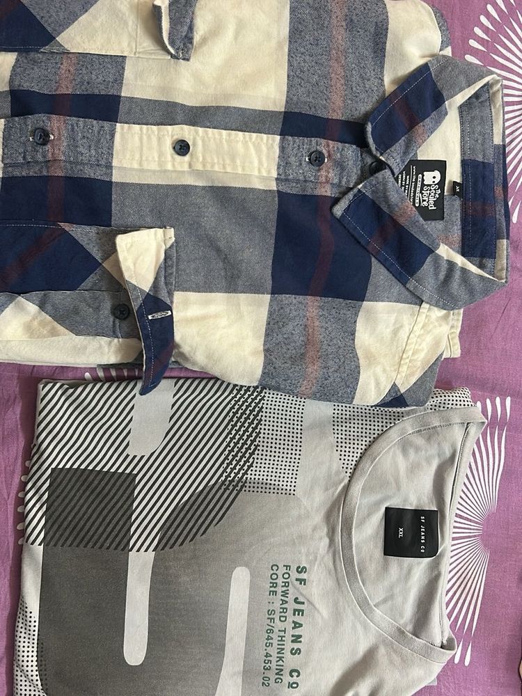 2 Tshirts +1 Shirt Combo Pack
