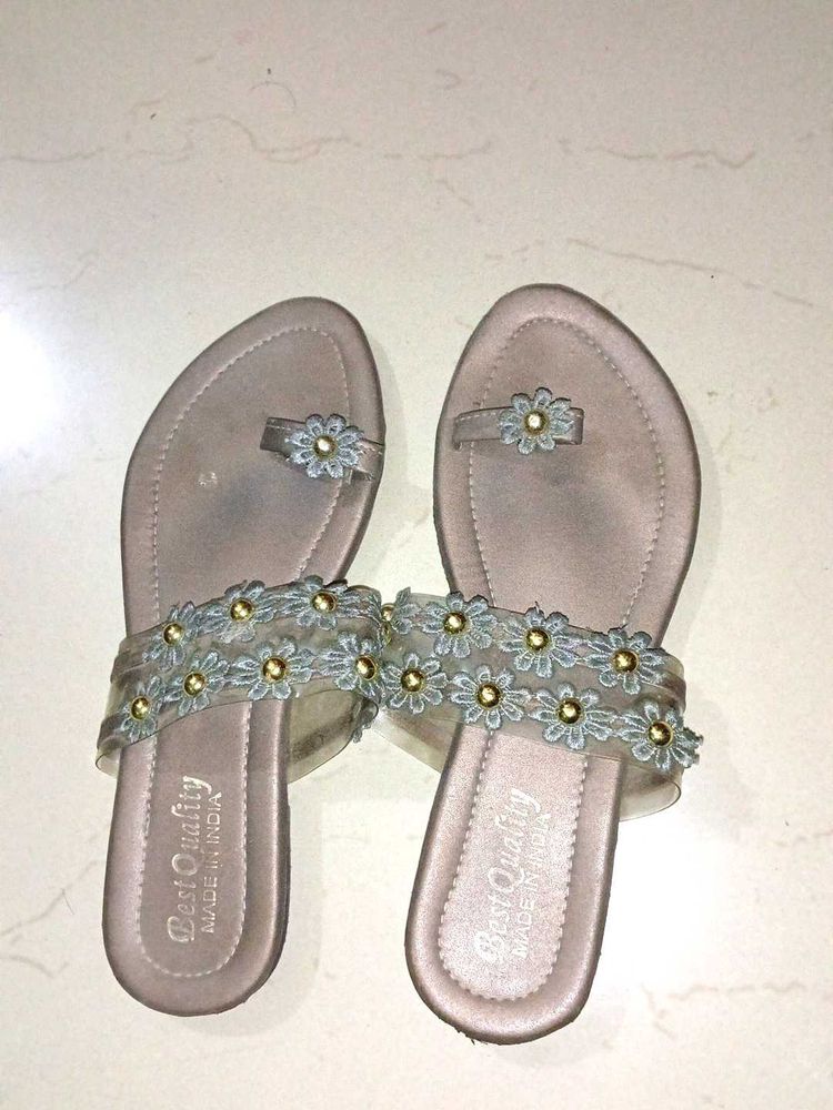 Floral Flats &amp; Sandals