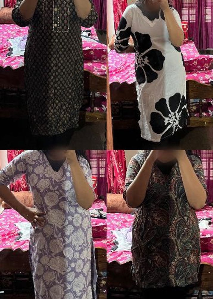 🤑4 Kurtas@just ₹99🚨🚨🚨🛍️🛍️