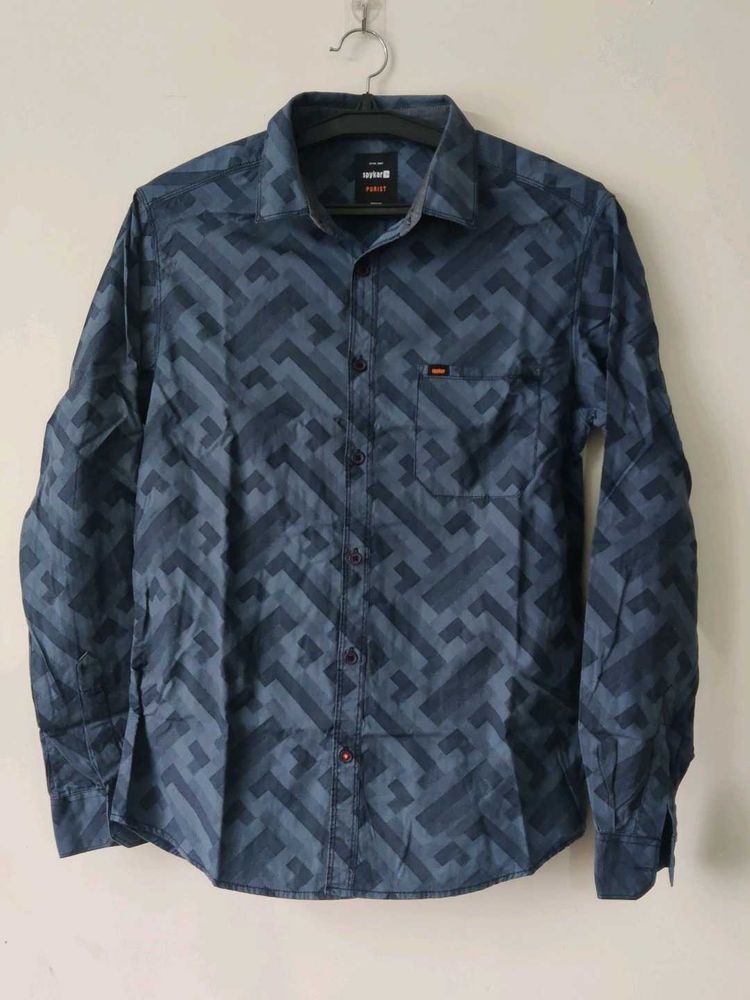 Spykar&#39;s Stylish Patterned Shirt