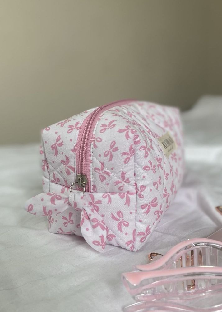 Bow Print Pouch🎀🌸