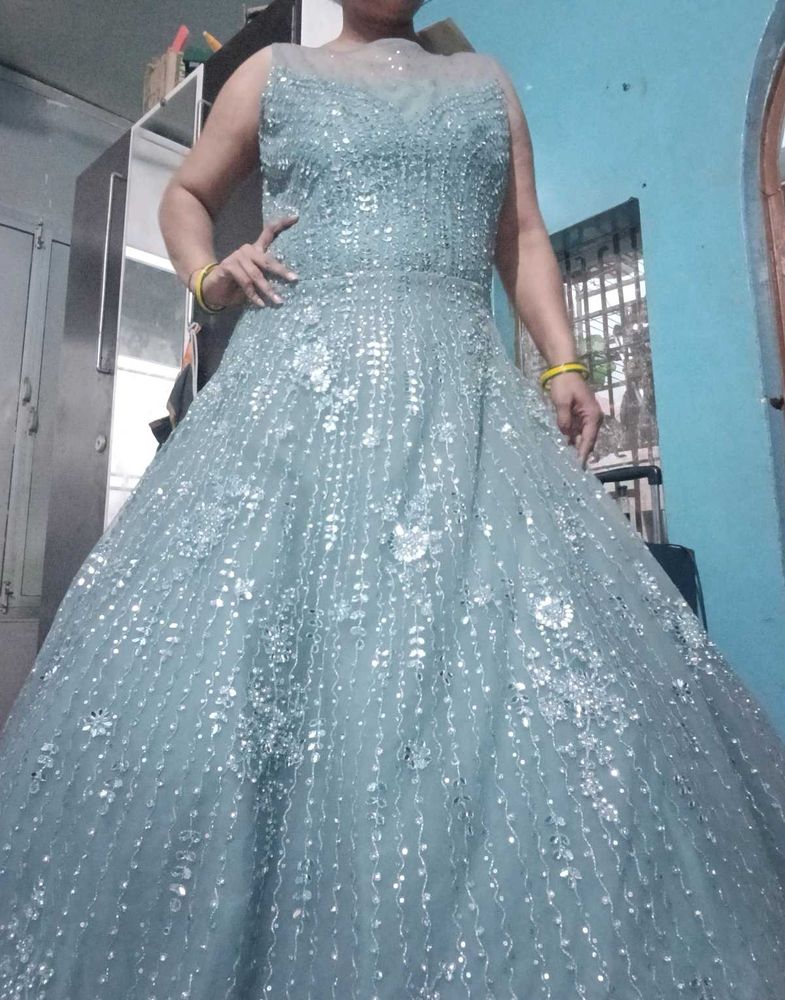 Elegant Sequin Gown price 1500