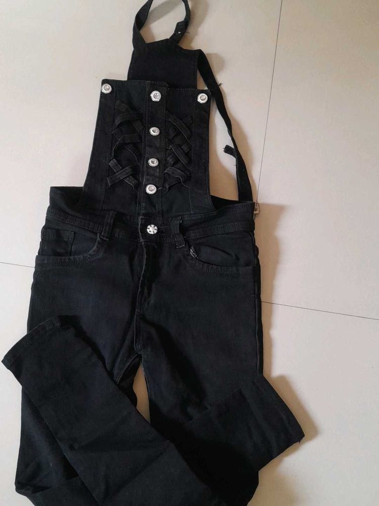 Black Dungree In New Condition🖤