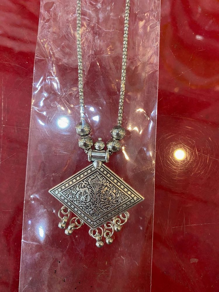 Oxidised Necklace