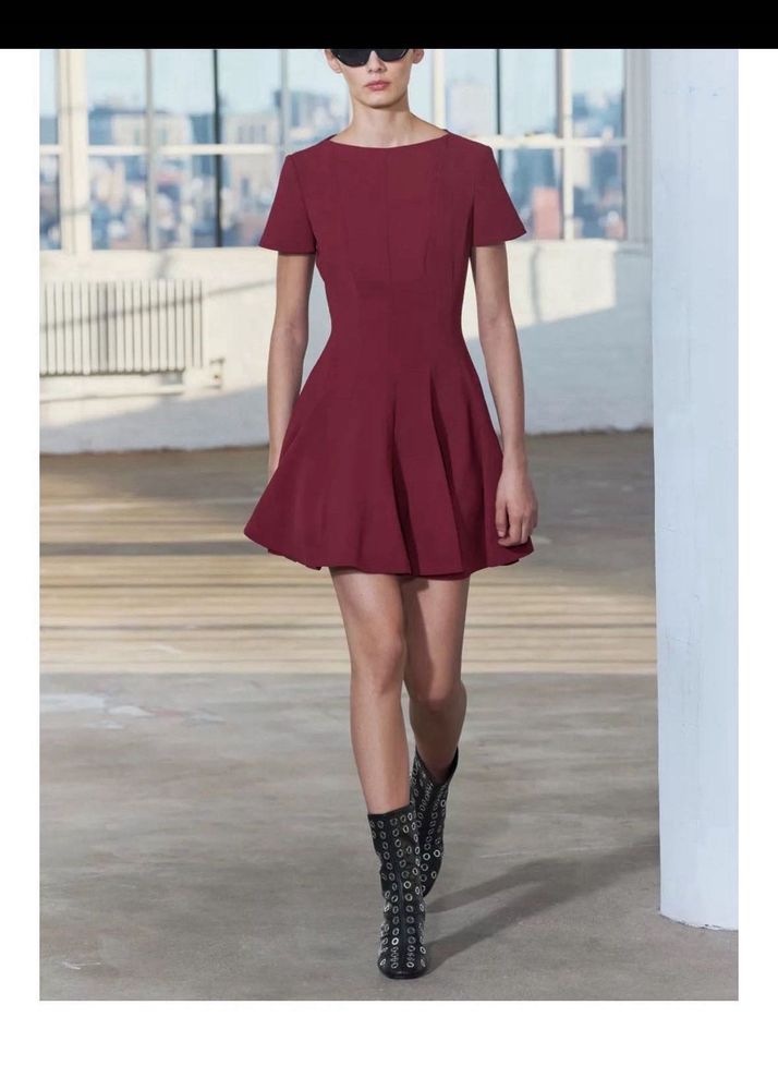 Zara Burgundy Dress
