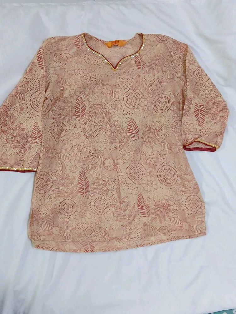 Floral Print Kurta