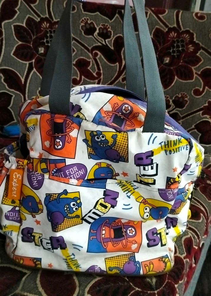 Lunch Bag Monster Print