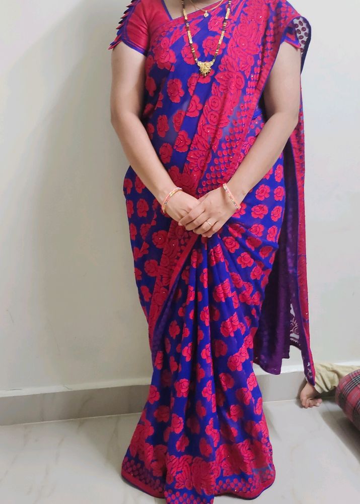 Brasso Saree  With Good Condition