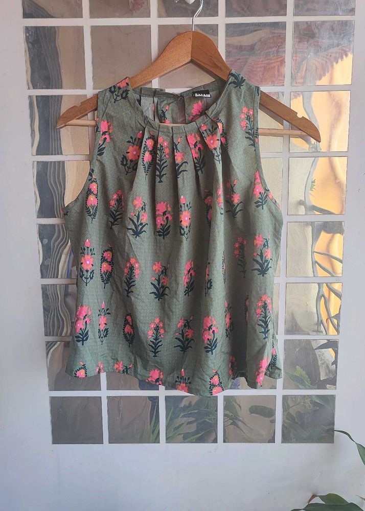Floral Print Tank Top