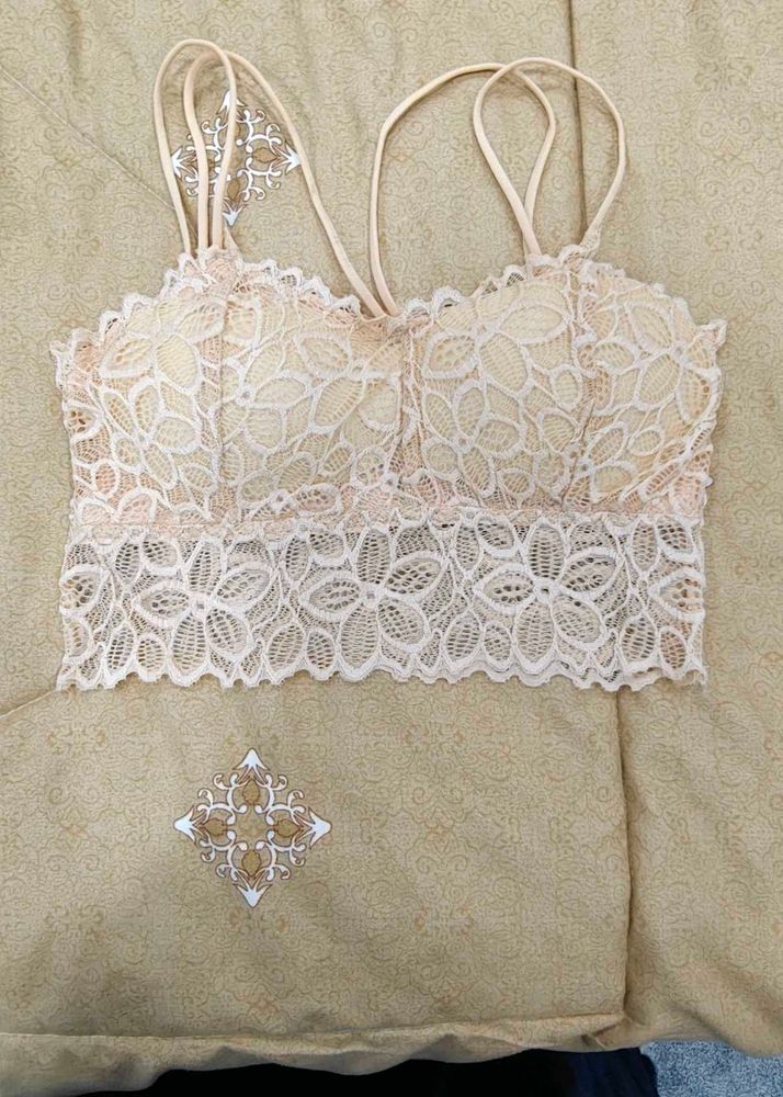 Fancy Strip Top Cum Bra