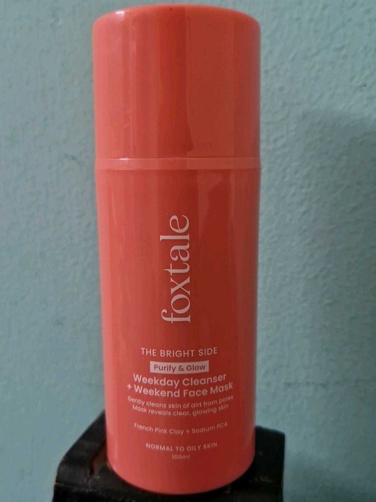 Foxtale Weekday Cleanser + Weekend Face Mask
