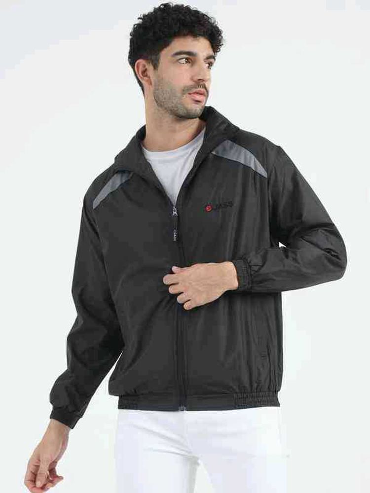 Ojass Stylish Black Jacket, S Size