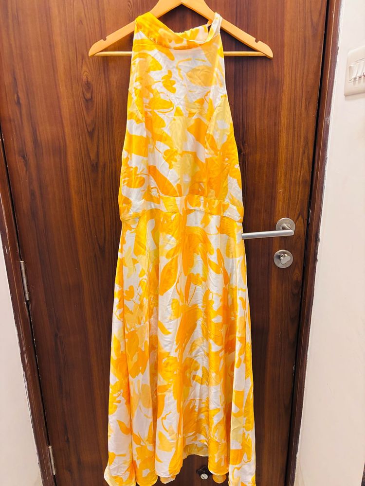 Floral Halter Maxi Dress