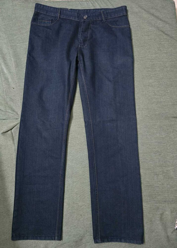Dark Blue Denim Jeans