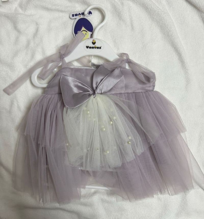 Cute Purple Tulle Dress