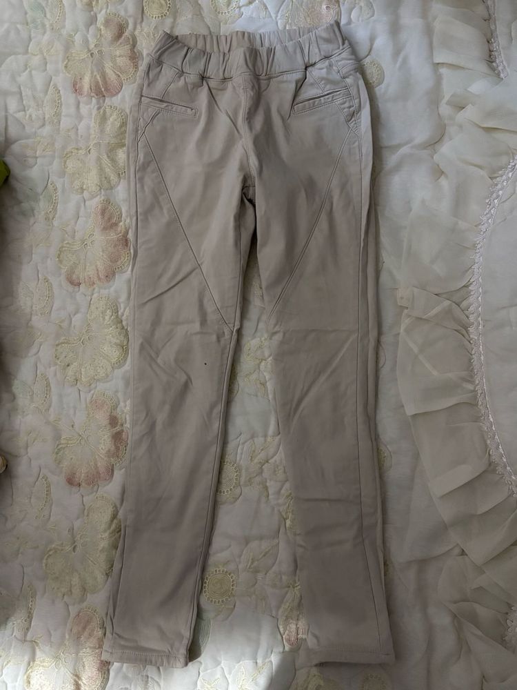 Beige Pants