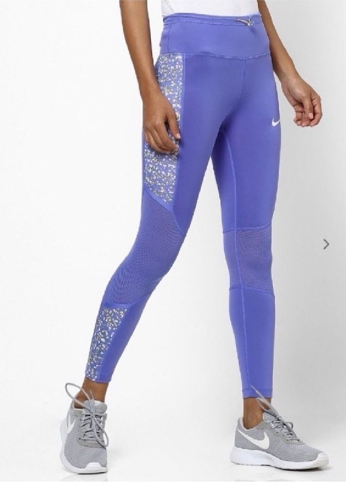NIKEHigh-Rise Slim Fit Sports Leggings with Printe