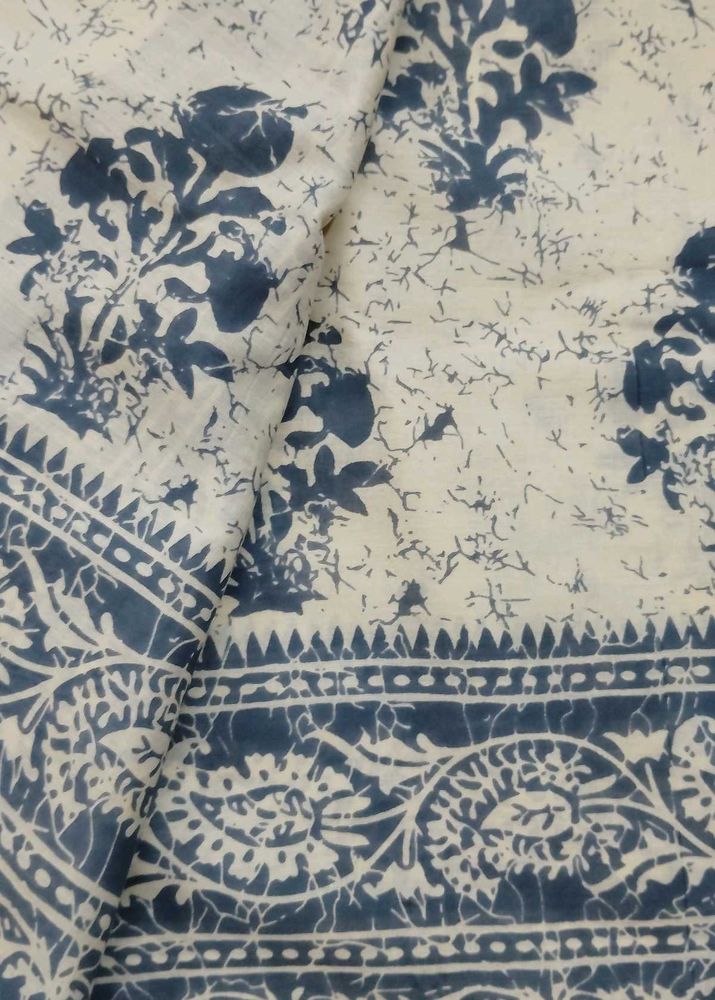 Mulmul cotton Printed Saree